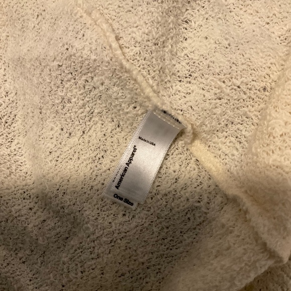 American Apparel Modal Shawl Cardigan O/S Grey - Picture 6 of 7